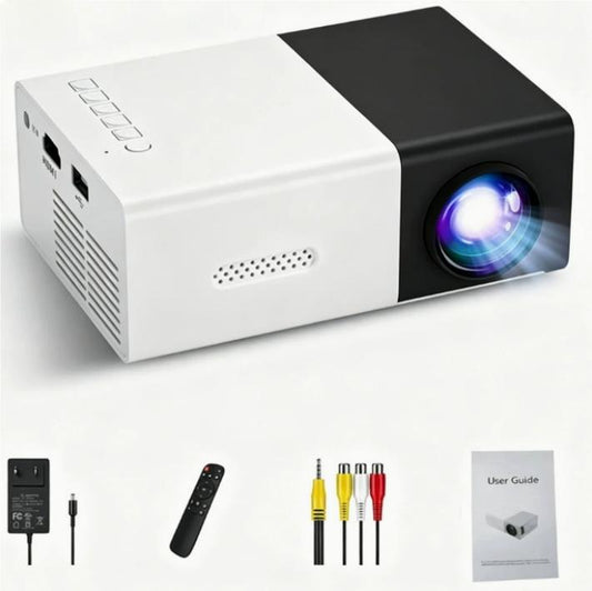 Home Office T300 Projector HD 1080P Miniature Mini Projector